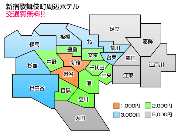 デリバリープラン交通費